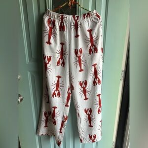 Lobster Print Beach Pants